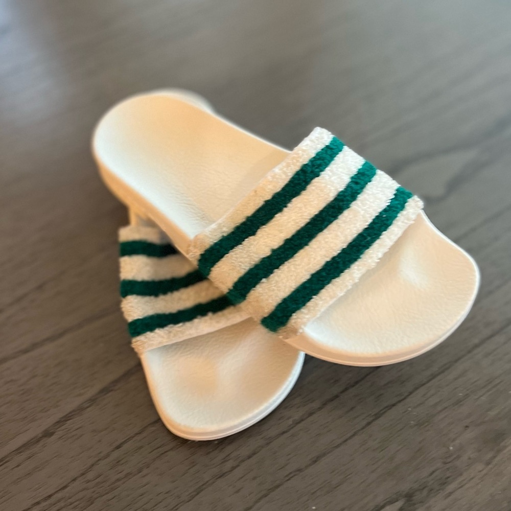 Adidas slides. Size mens 4 womens 5.5